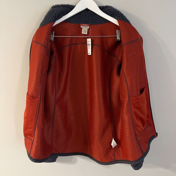 NEW L.L. Bean Women's Mountain Pile Fleece Coat Size XL - Picture 4 of 4